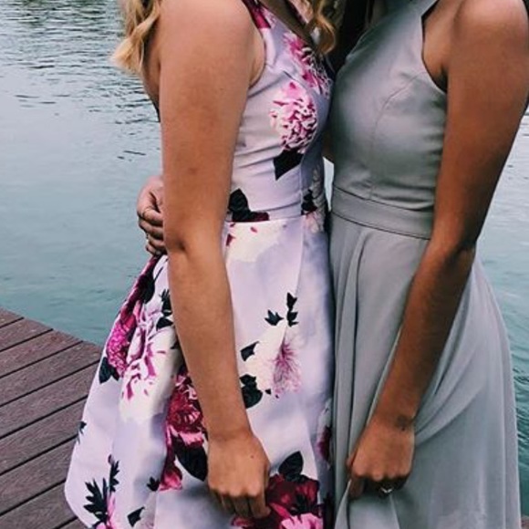 light purple floral homecoming/formal dress!! - Picture 3 of 3